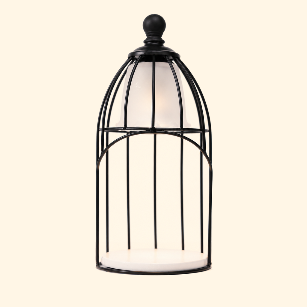 Vintage Birdcage Candle Warmer Lamp