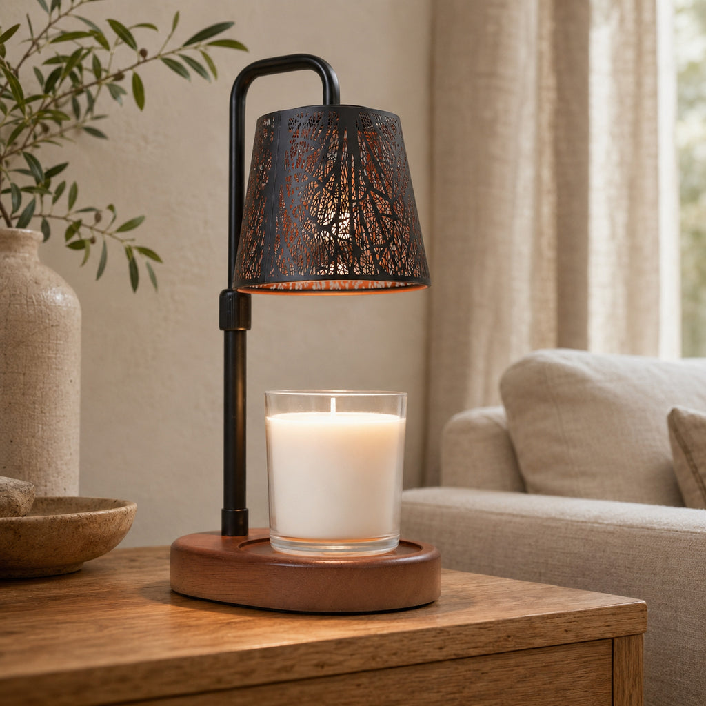 Forest Silhouette Candle Warmer Lamp