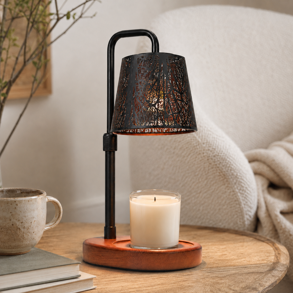 Forest Silhouette Candle Warmer Lamp
