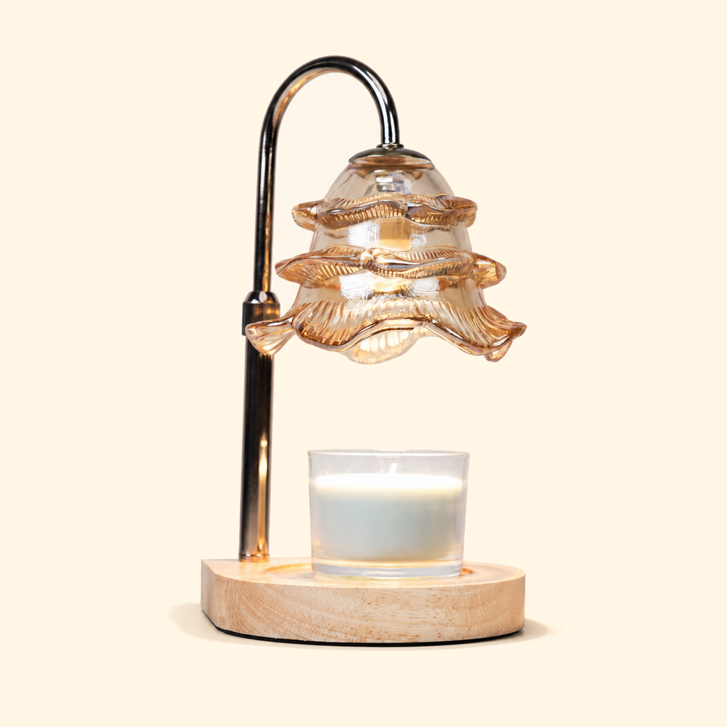 Champagne Blossom Candle Warmer Lamp