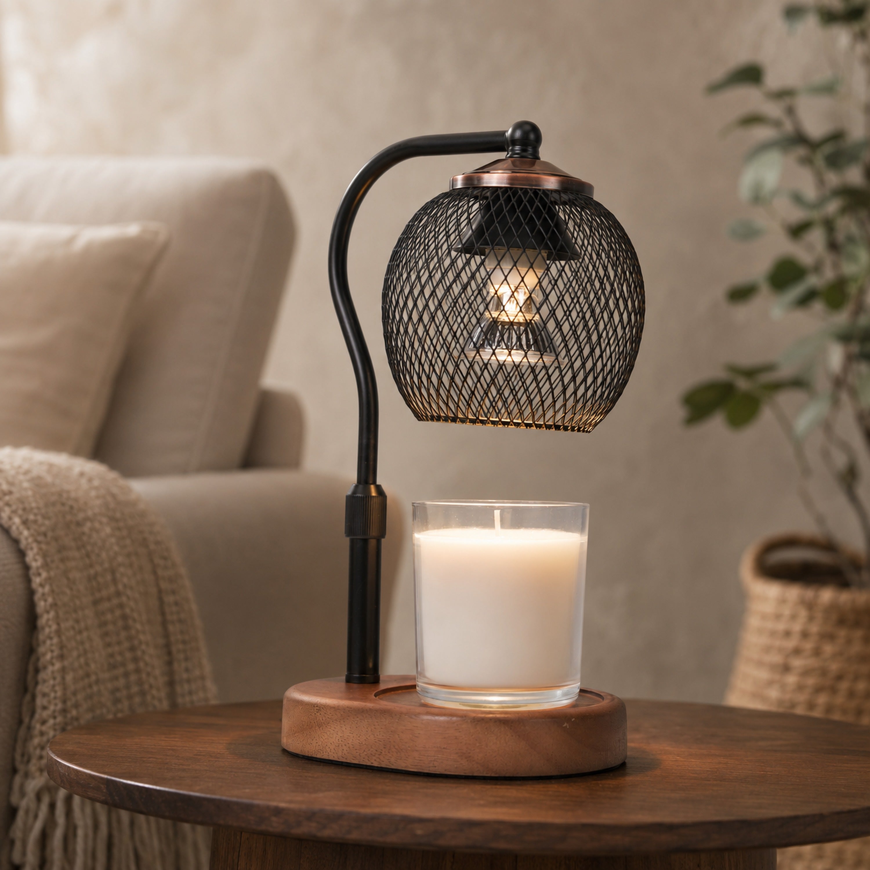 Lattice Orb Candle Warmer Lamp