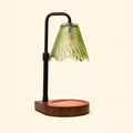 Sage Pleat Candle Warmer Lamp