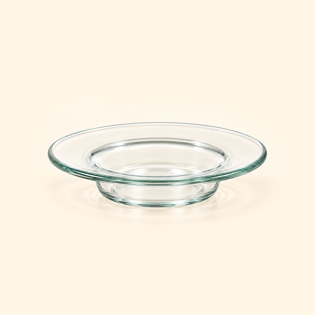 Raised Base Glass Wax Warmer Dish