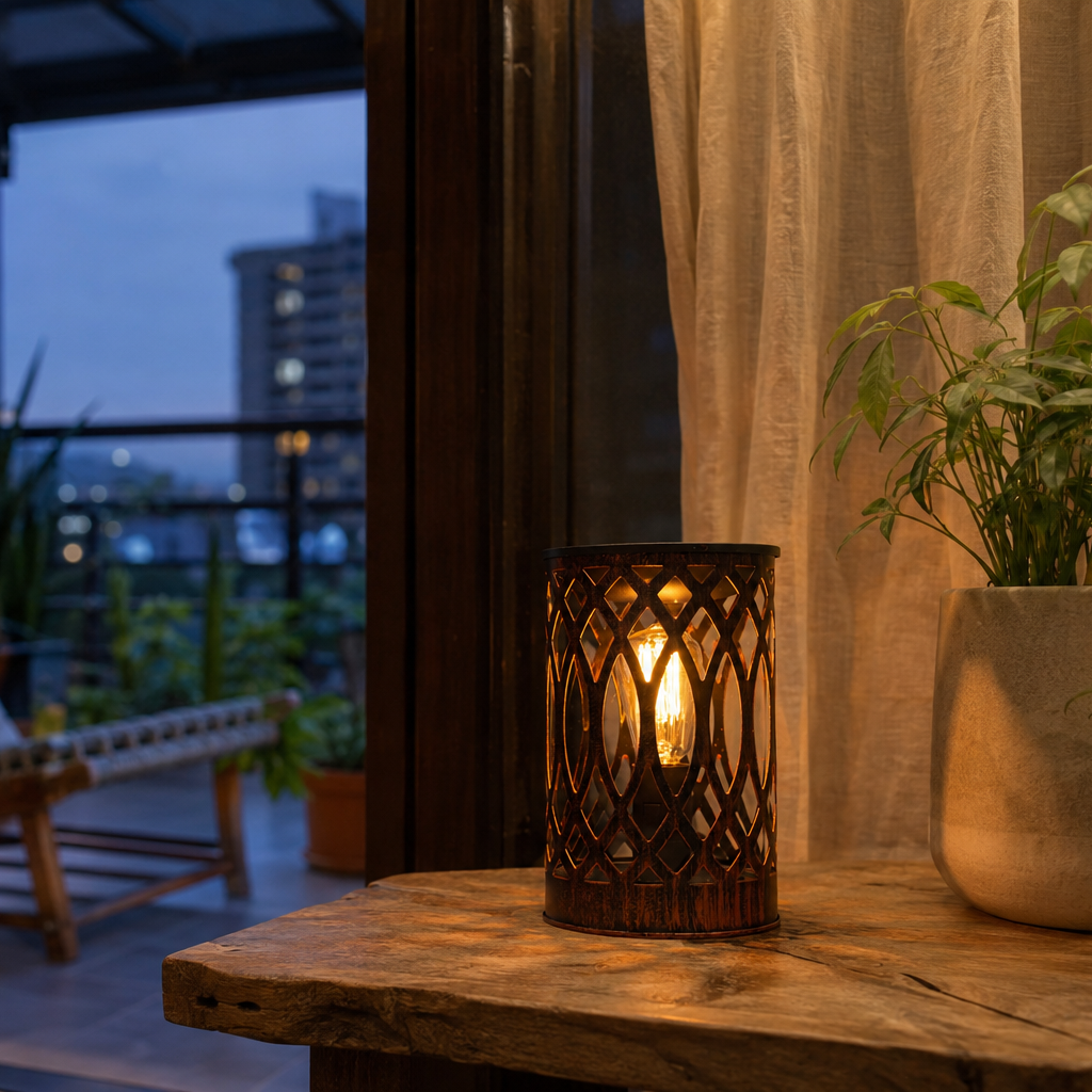 Mesh Lantern Illumination Wax Warmer