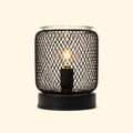 Noir Lattice Column Illumination Wax Warmer