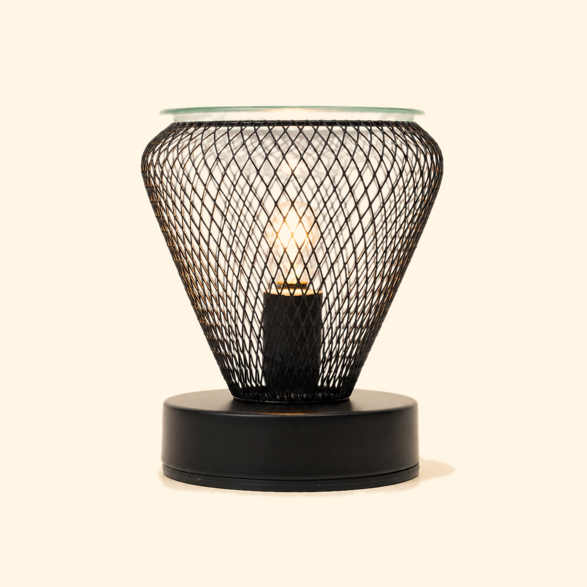 Noir Lattice Vase Illumination Wax Warmer