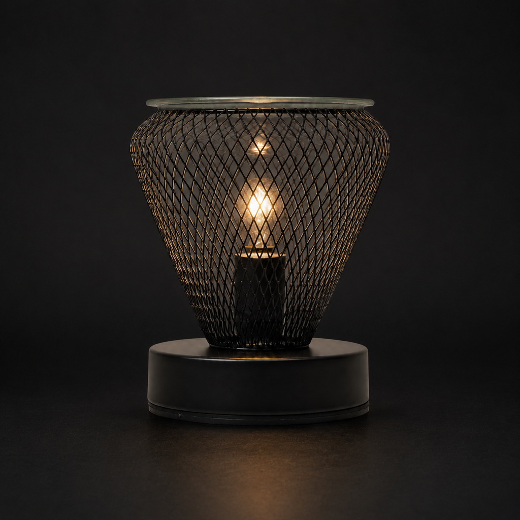 Noir Lattice Vase Illumination Wax Warmer