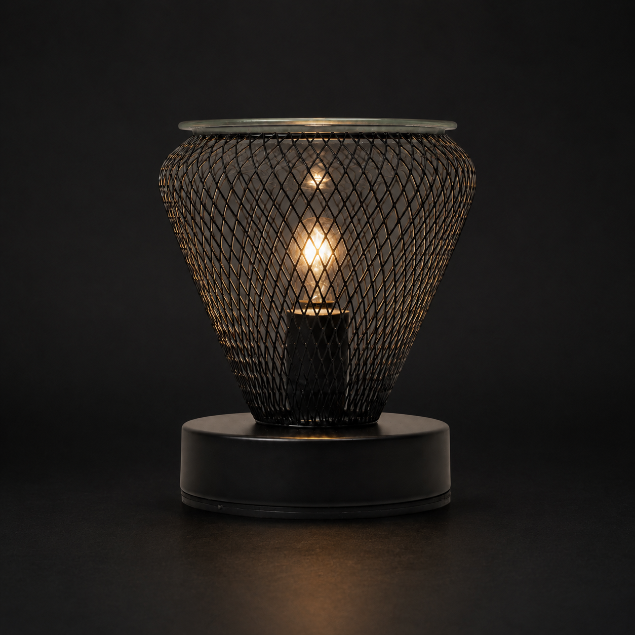 Noir Lattice Vase Illumination Wax Warmer