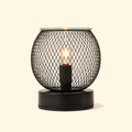Noir Lattice Globe Illumination Wax Warmer