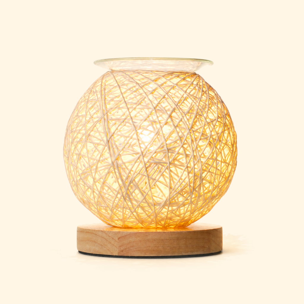Woven Glow Globe Illumination Wax Warmer