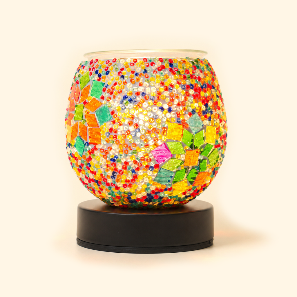 Mosaic Bloom Globe Illumination Wax Warmer