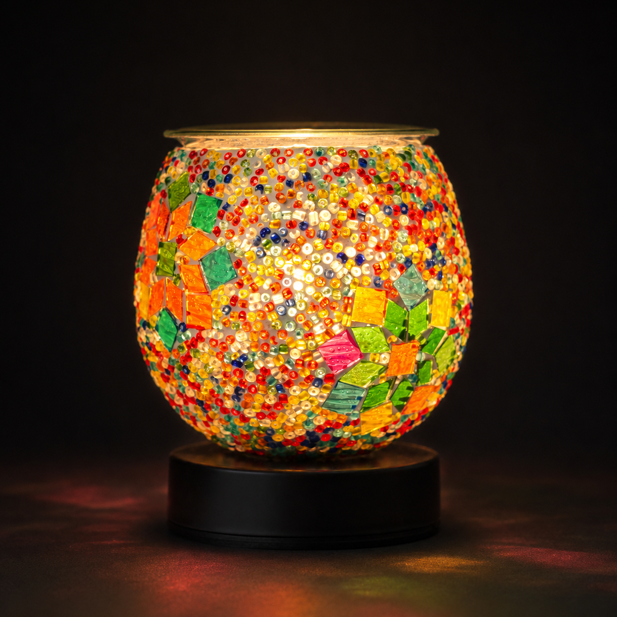 Mosaic Bloom Globe Illumination Wax Warmer