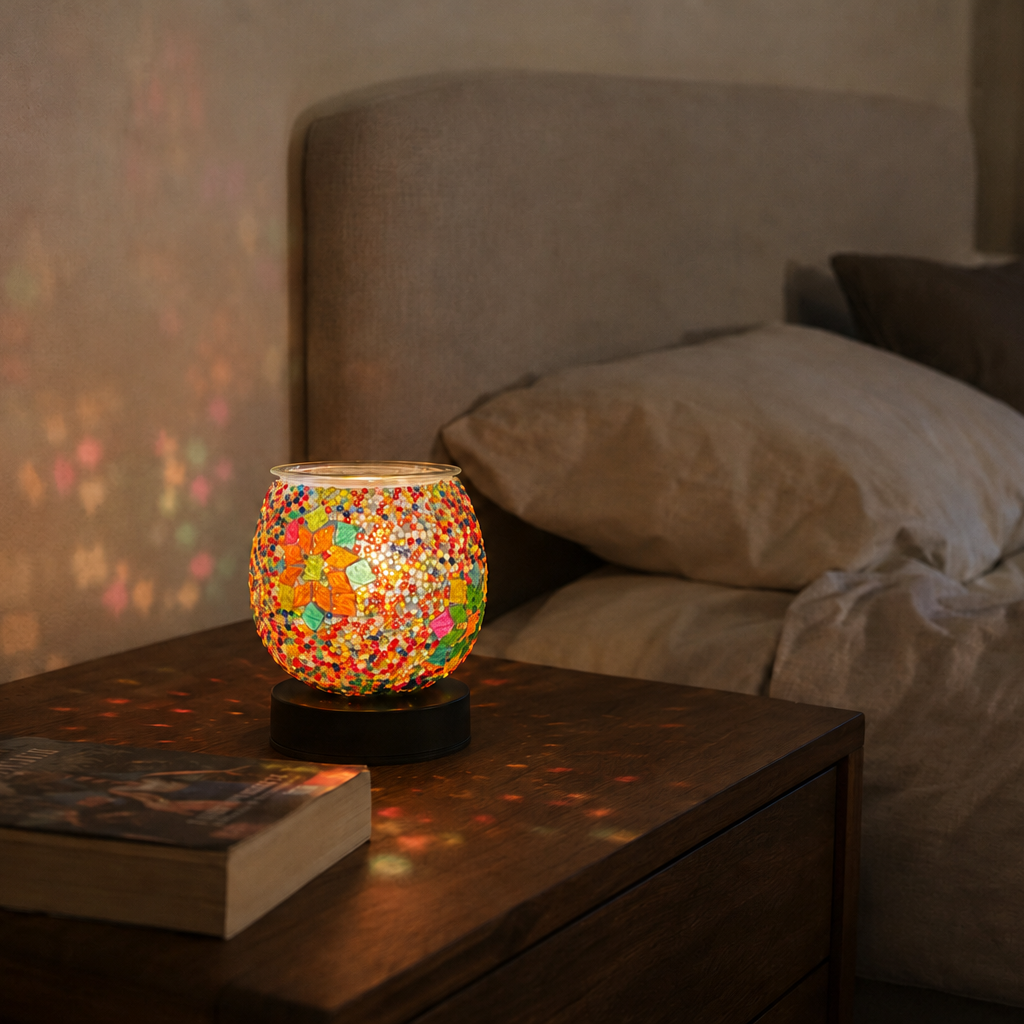 Mosaic Bloom Globe Illumination Wax Warmer