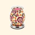Purple Rose Garden Glass Illumination Wax Warmer