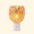 Golden Amber Mosaic Pluggable Wax Warmer