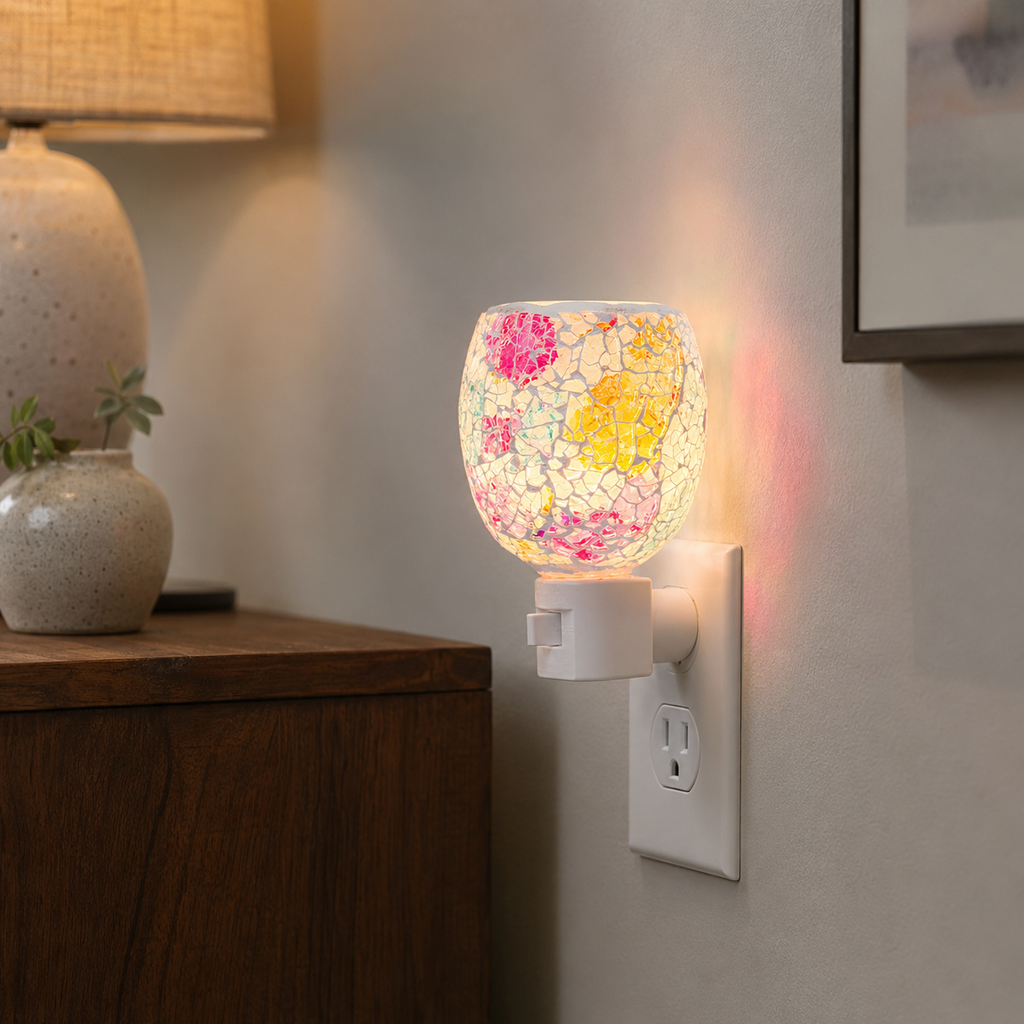 Wildflower Mosaic Pluggable Wax Warmer