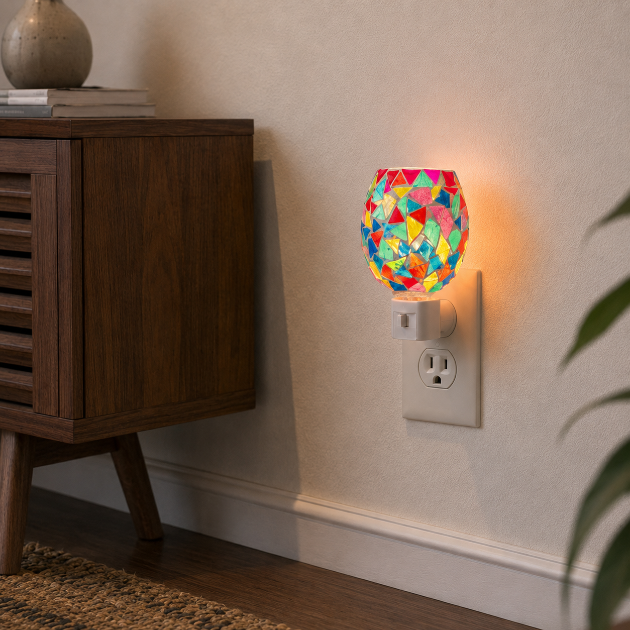 Kaleidoscope Mosaic Pluggable Wax Warmer