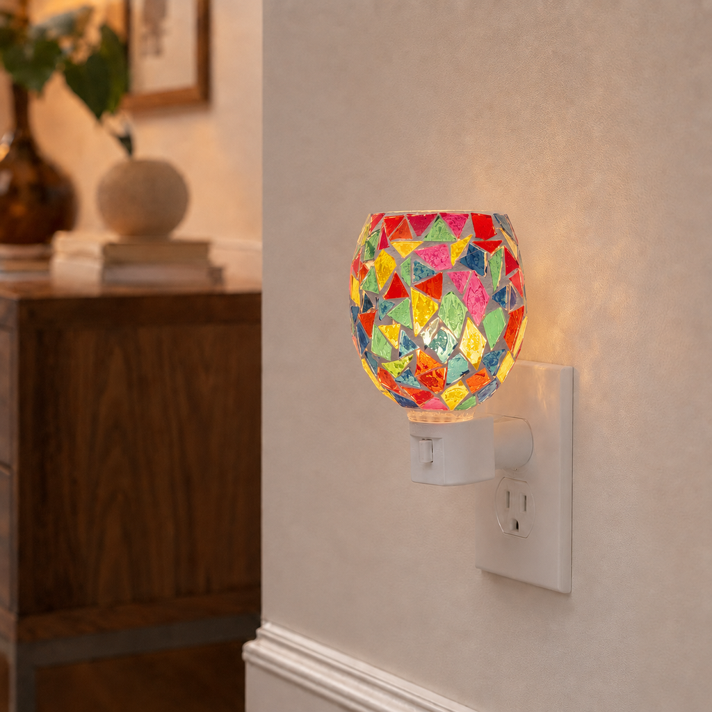 Kaleidoscope Mosaic Pluggable Wax Warmer