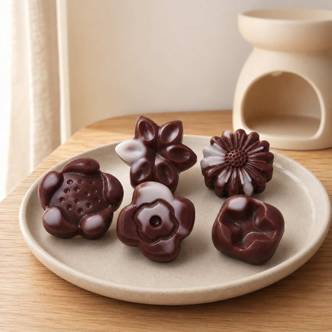 Milk Chocolate Blossoms Wax Melts